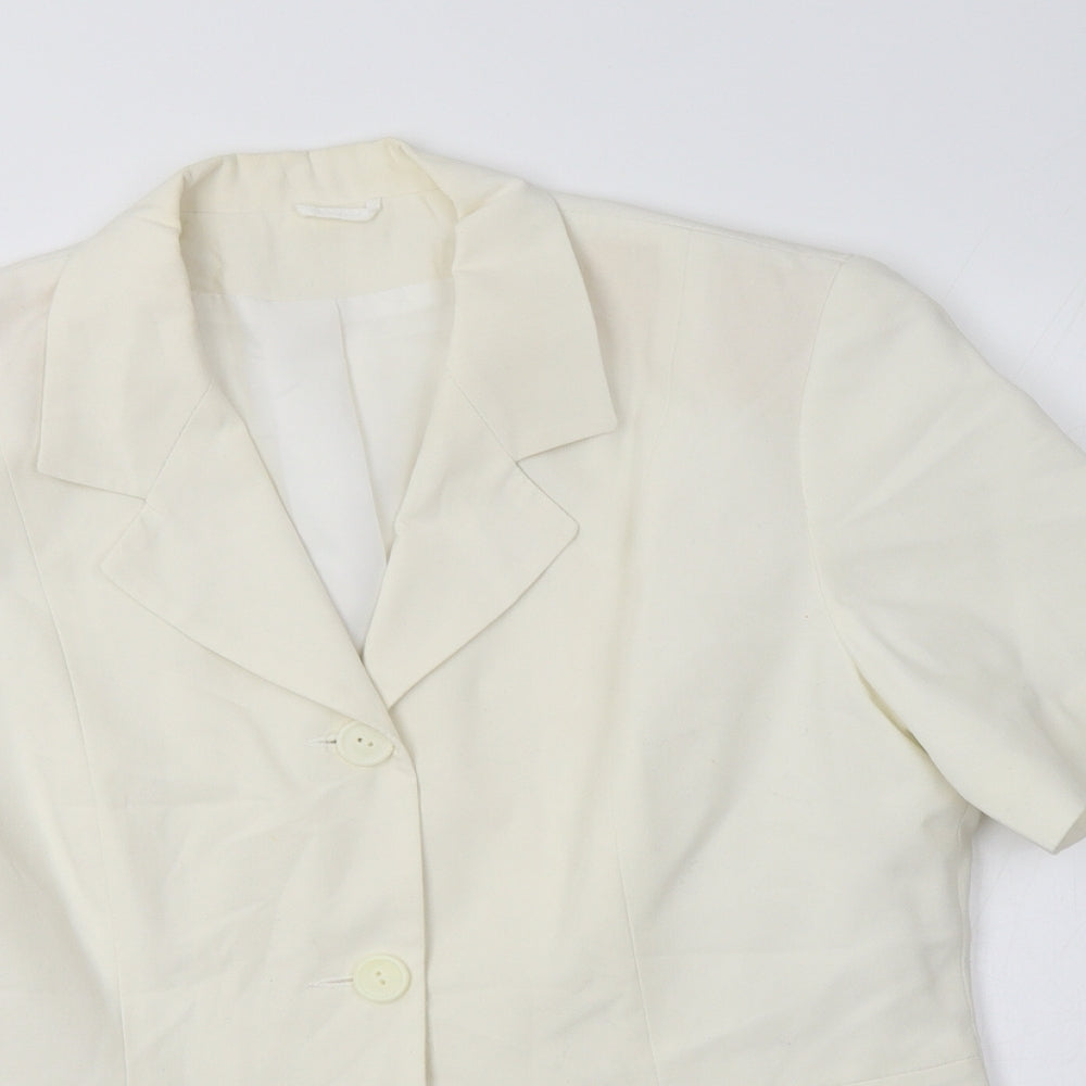 Womens UK Size 14 Dorothy Perkins Ivory Jacket