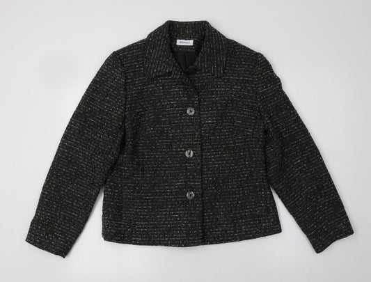 Damart Womens Grey   Jacket Blazer Size 14
