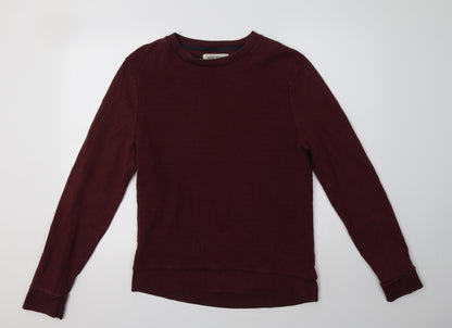 River Island Womens Purple  Cotton Pullover Hoodie Size M