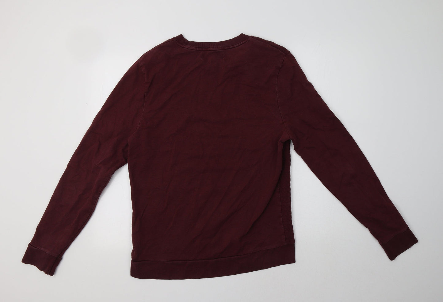 River Island Womens Purple  Cotton Pullover Hoodie Size M