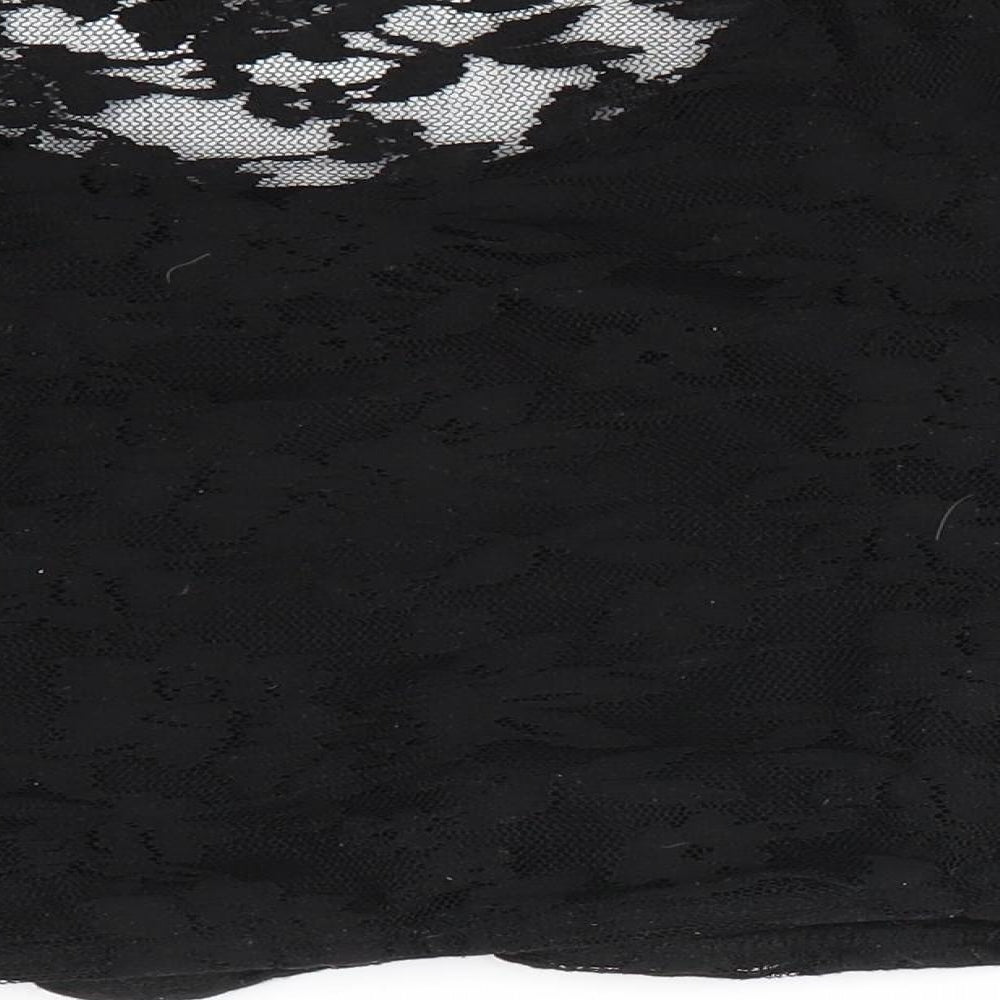 Womens UK Size 10 Atmosphere Black Basic Blouse