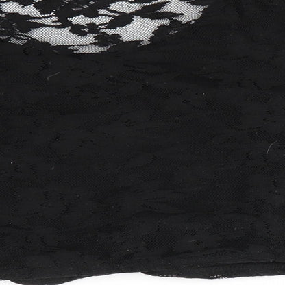 Womens UK Size 10 Atmosphere Black Basic Blouse