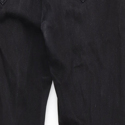 Denim Co Mens Black  Cotton Skinny Jeans Size 32 in L27 in Regular