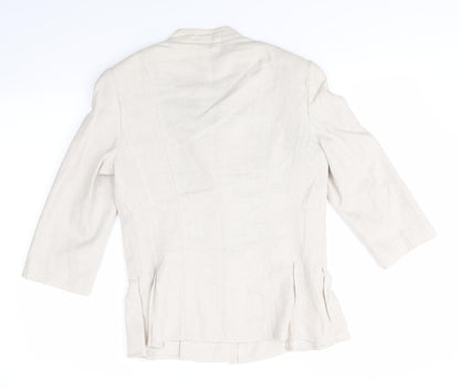 Womens UK Size 10 Soon Beige Jacket