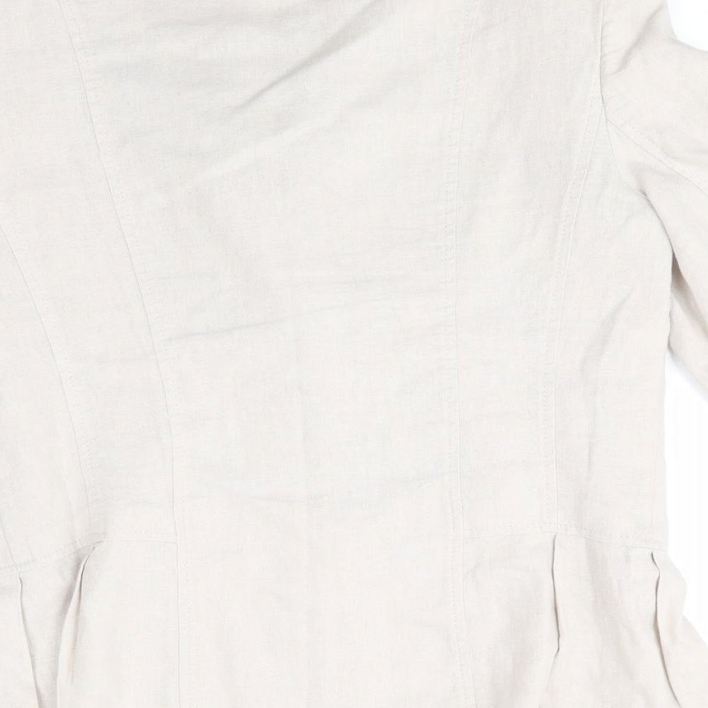 Womens UK Size 10 Soon Beige Jacket