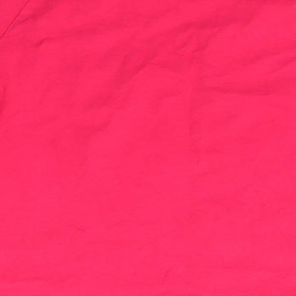 Matalan Girls Red Solid Cotton  Pyjama Top Size 7 Years   - Snow Sleepy Gold