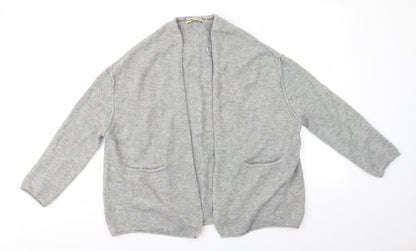 Womens UK Size S Pull & Bear Grey Cardigan Jumper