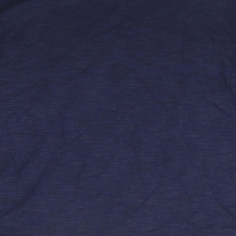 NEXT Girls Blue Solid Cotton  Pyjama Top Size 8 Years   - Subtle shimmer effect Stars