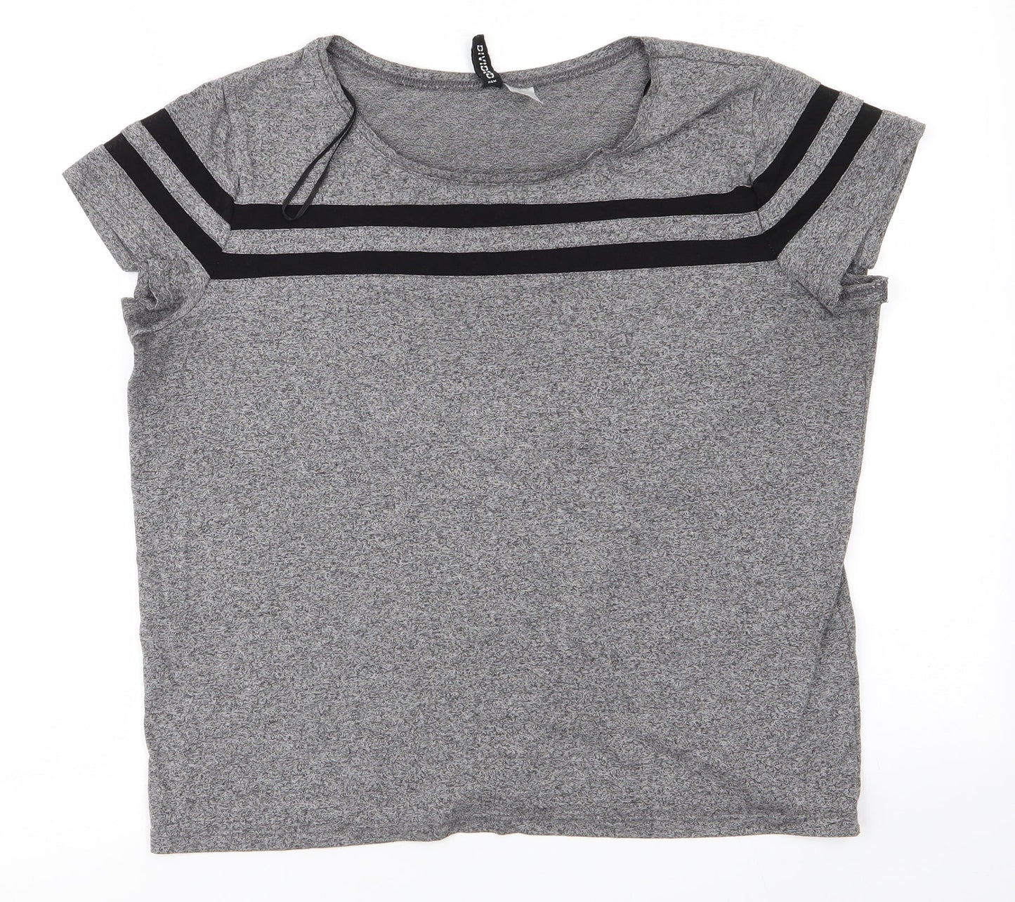 Womens UK Size M Divided Grey Basic T-Shirt