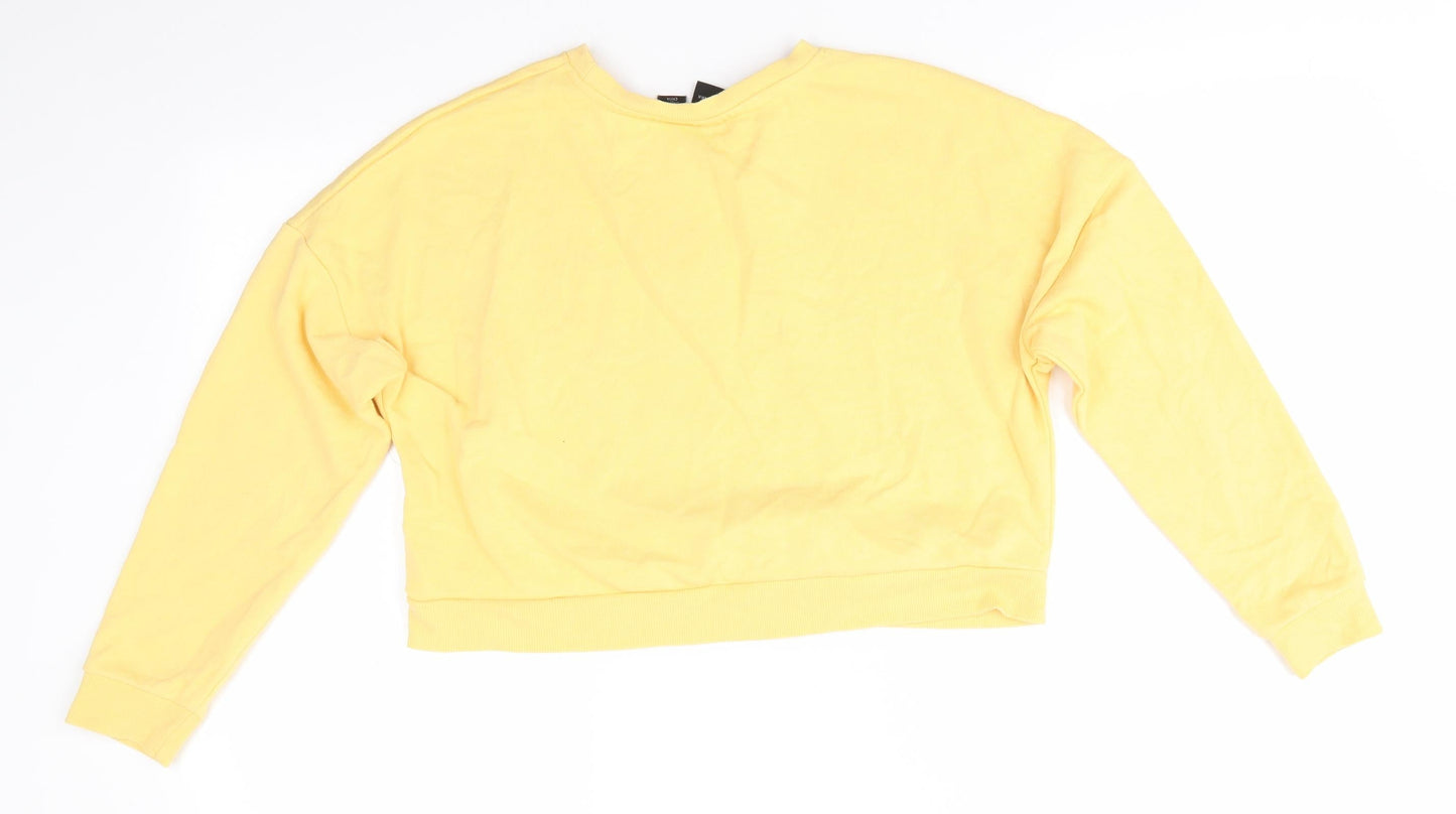 Disney at Primark Girls Yellow Animal Print Cotton Pullover Sweatshirt Size 10-11 Years   - Mickey Mouse 1928