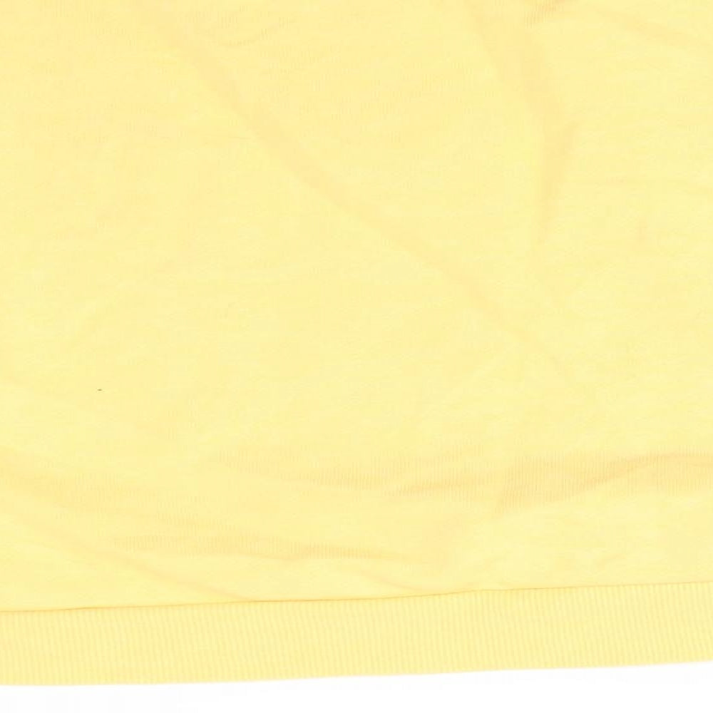 Disney at Primark Girls Yellow Animal Print Cotton Pullover Sweatshirt Size 10-11 Years   - Mickey Mouse 1928