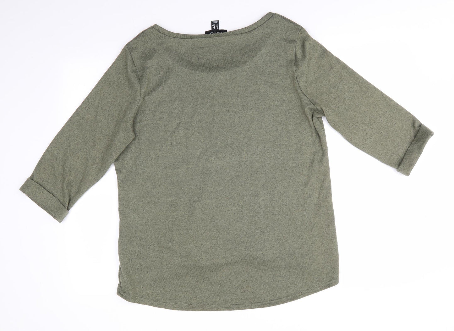 Womens UK Size 14 New Look Green Pullover Jumper