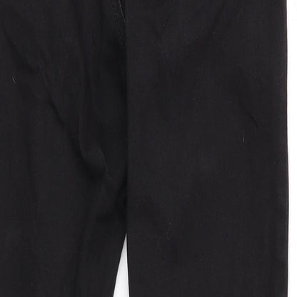 Denim Co Womens Black  Cotton Skinny Jeans Size 12 L28 in Regular