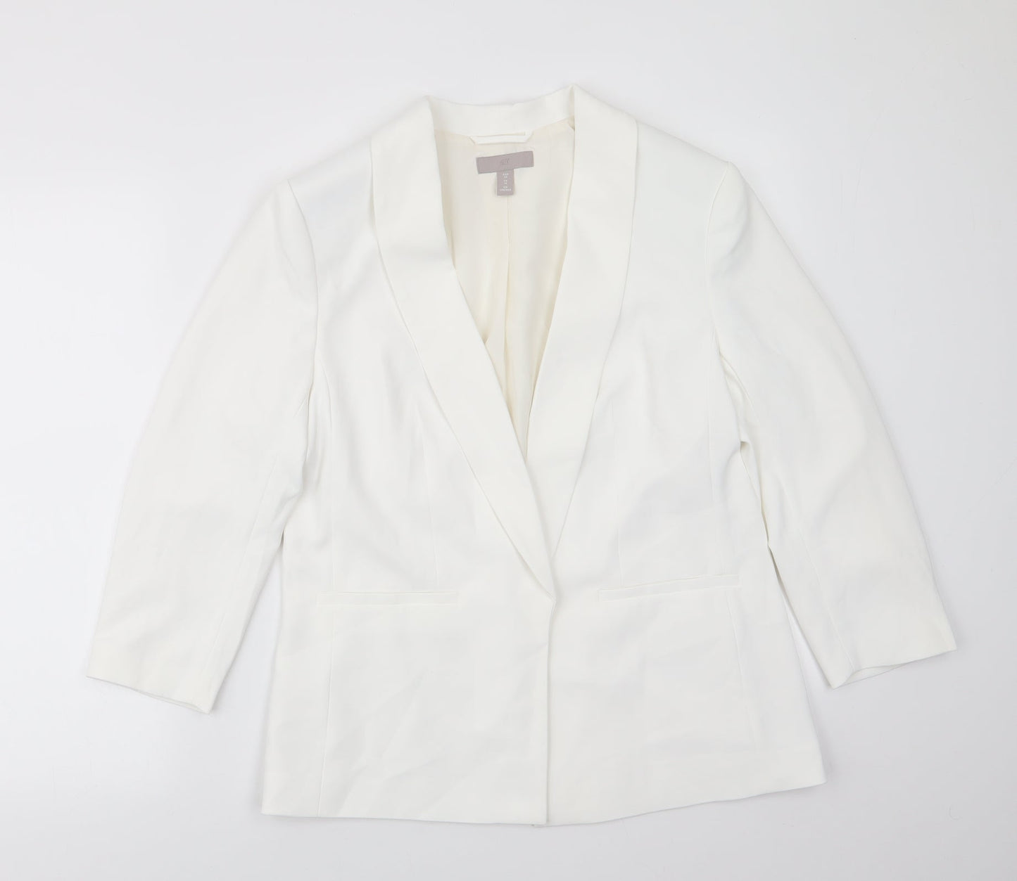 Womens UK Size 14 H&M Ivory Jacket