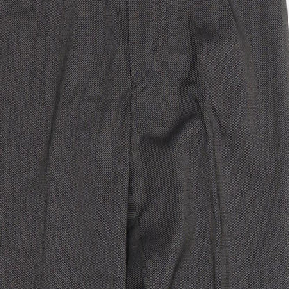 Womens UK Size 30 NEXT Regular Fit Dress Pants Grey Trousers