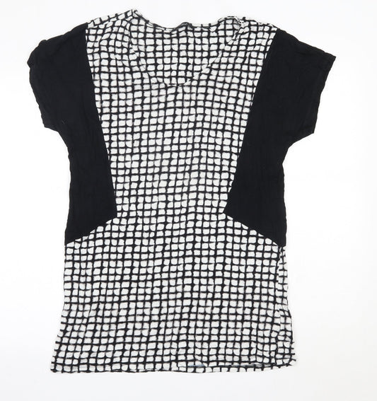 Womens UK Size 14 NEXT Multicoloured Basic Blouse
