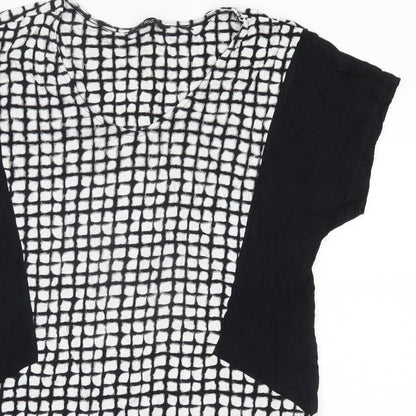 Womens UK Size 14 NEXT Multicoloured Basic Blouse