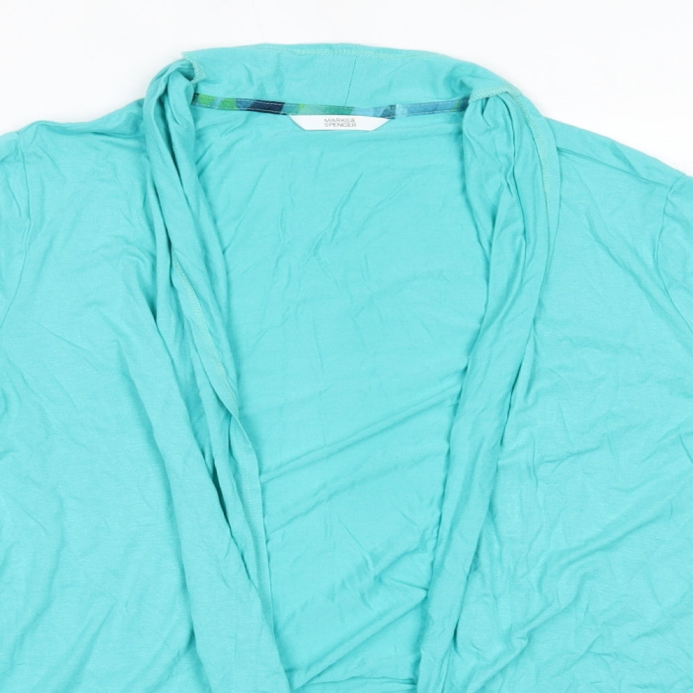 Womens UK Size 20 M&S Green Cardigan Jumper