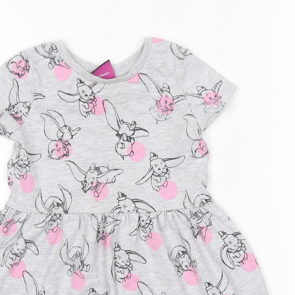 George Baby Grey  Polyester A-Line  Size 12-18 Months  Round Neck
