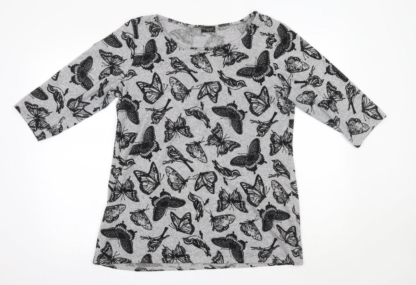 Womens UK Size 16 Originals Grey Pullover Jumper