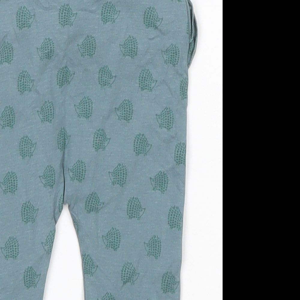 George Baby Green  Cotton Jogger Leggings Size 3-6 Months