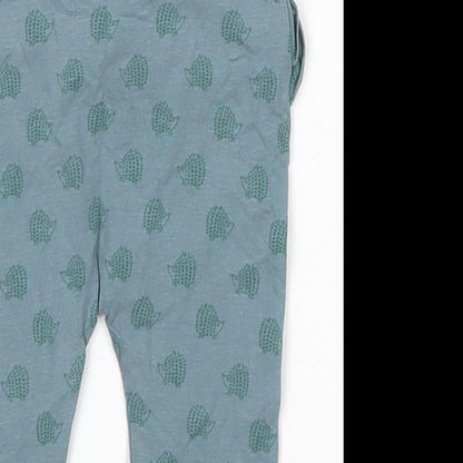George Baby Green  Cotton Jogger Leggings Size 3-6 Months