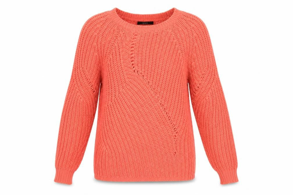 Womens UK Size 8 George Orange Pullover Jumper