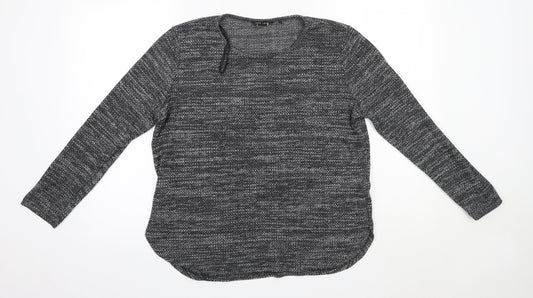 Womens UK Size 14 New Look Grey Pullover Jumper