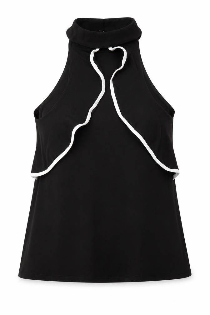 Womens UK Size 8 New Look Black Basic Blouse