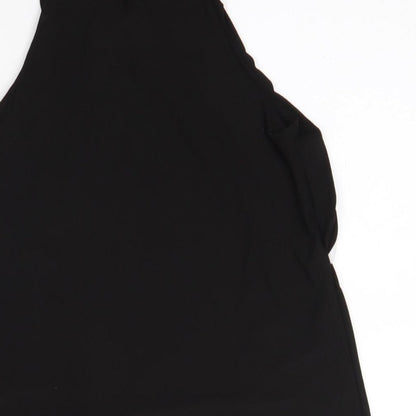 Womens UK Size 8 New Look Black Basic Blouse