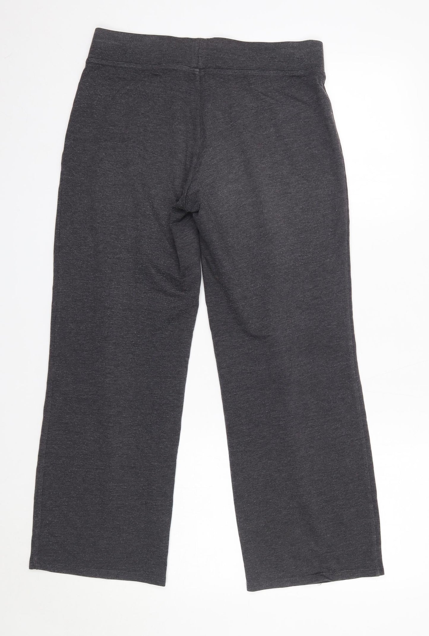 Womens UK Size 10 M&S Regular Fit Dress Pants Grey Trousers