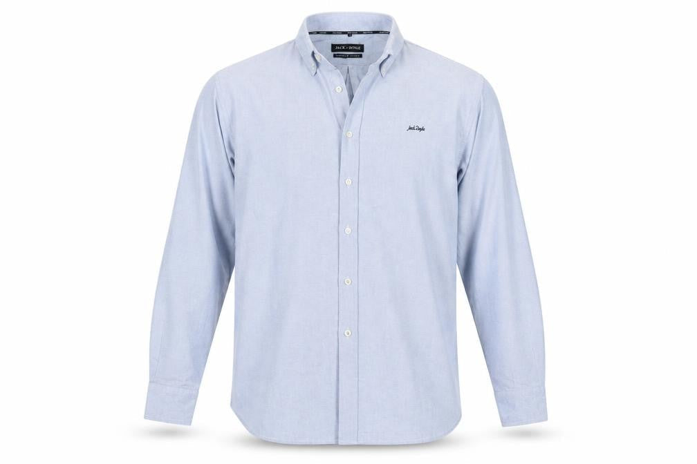 Mens UK Size L Jack Doyle Blue  Button-Up Long Sleeve Casual Shirt