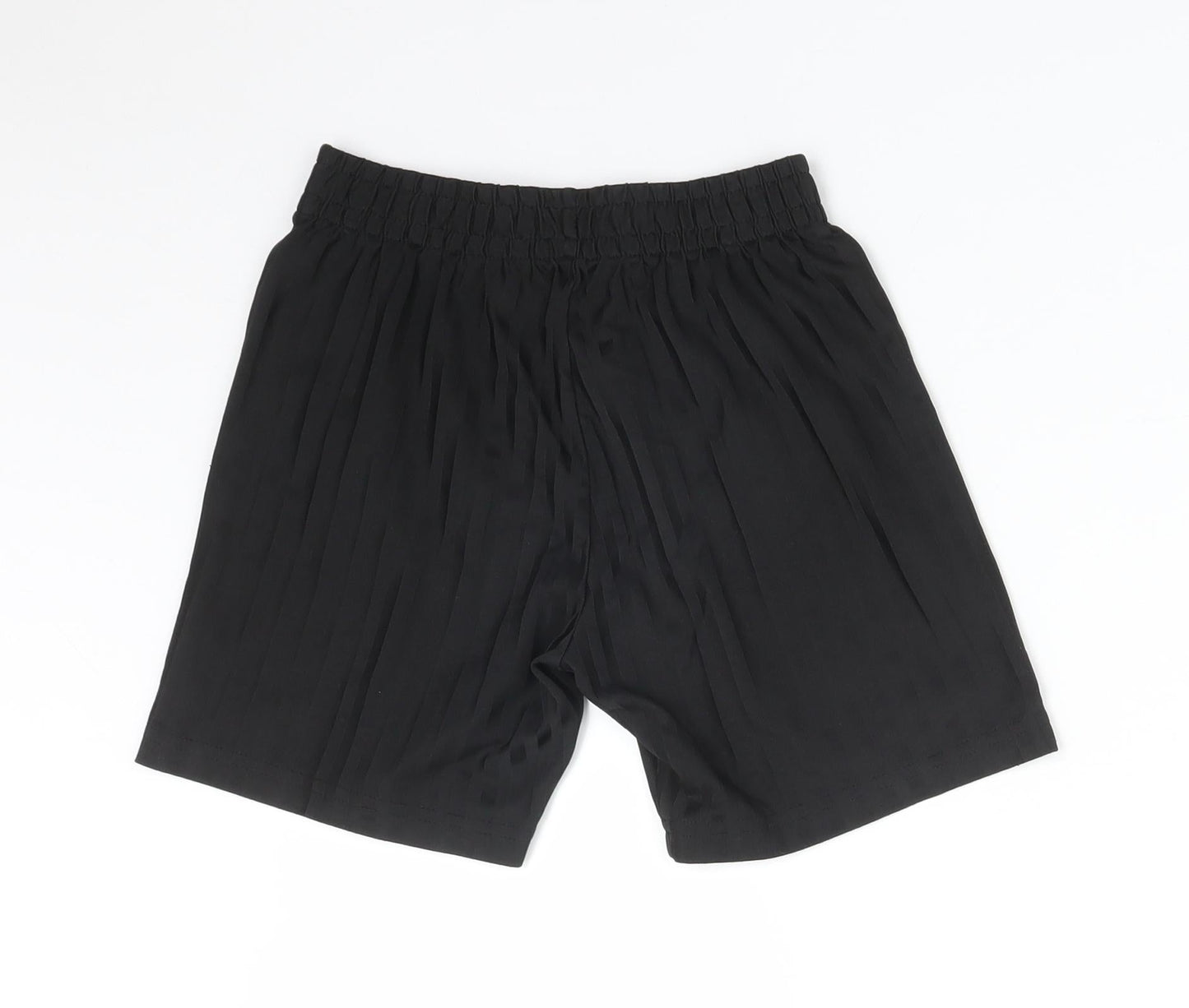F&F Boys Black Striped Polyester Sweat Shorts Size 7-8 Years  Regular  - SCHOOL