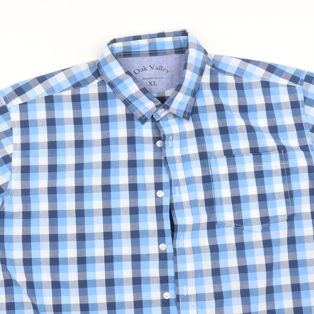 Mens UK Size XL JACK VALLEY Multicoloured  Button-Up Short Sleeve Casual Shirt
