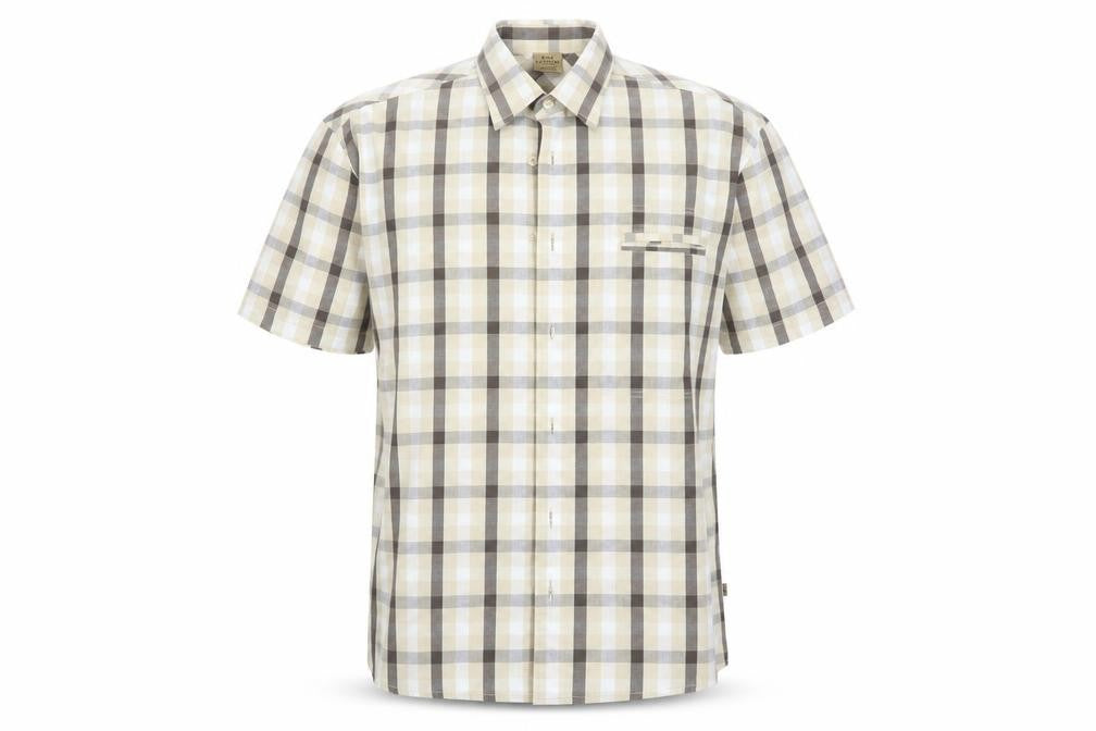 Mens UK Size L BACK COUNTRY Multicoloured  Button-Up Short Sleeve Casual Shirt