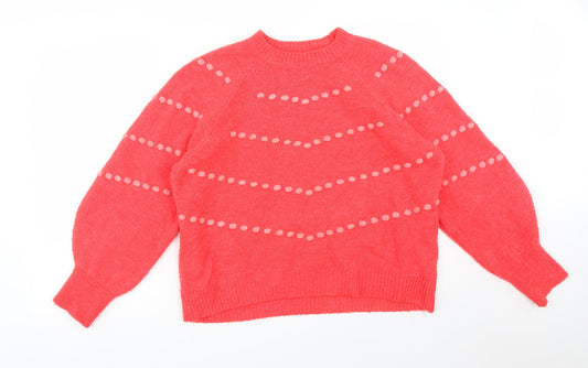 Womens UK Size 14 NEXT Pink Pullover Sweatshirt