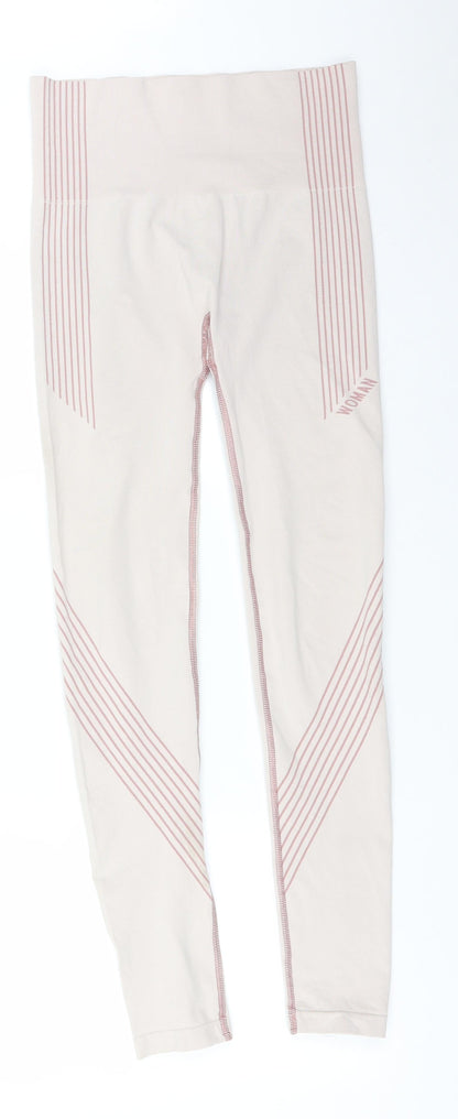 Womens UK Size M Boohoo   Pink Leggings
