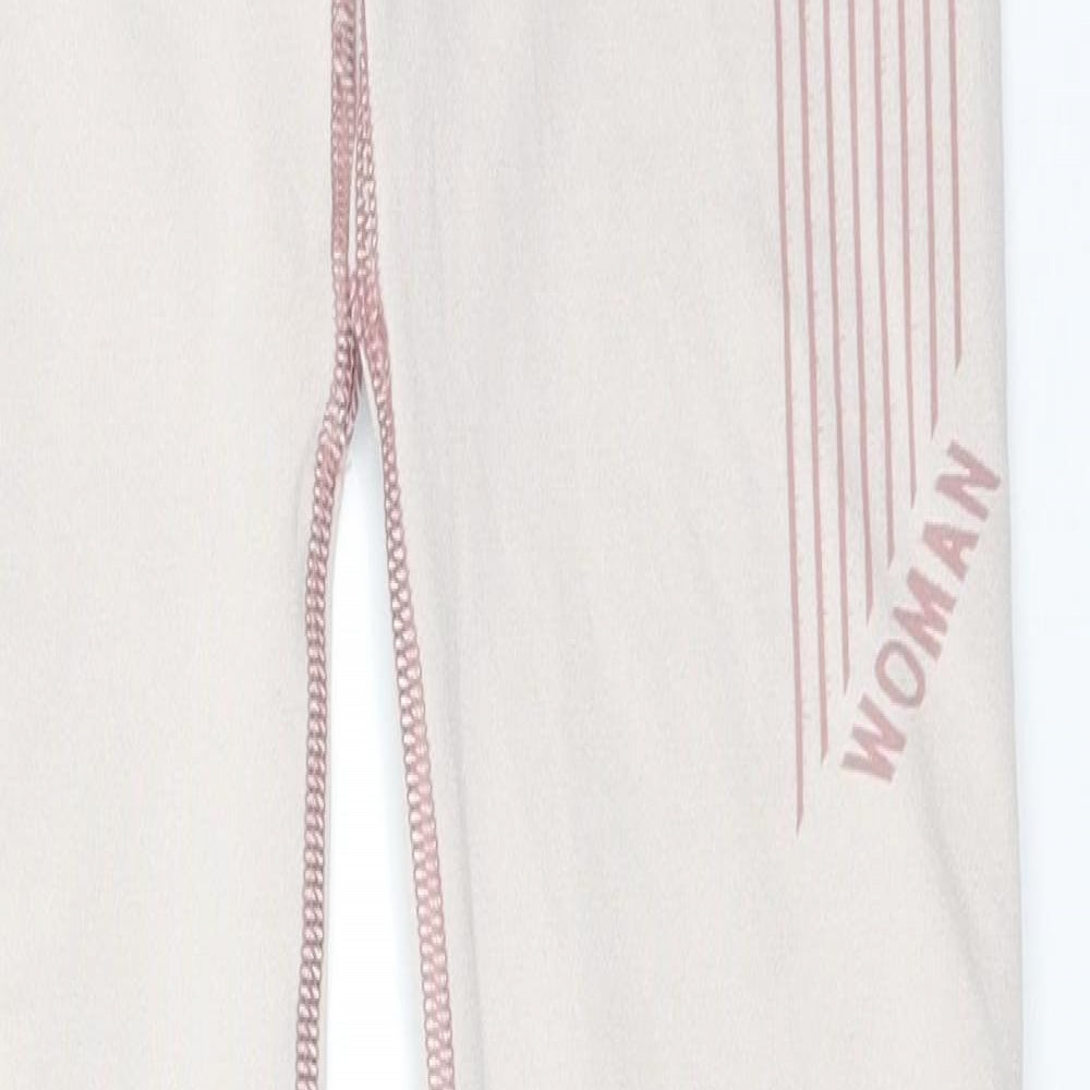 Womens UK Size M Boohoo   Pink Leggings