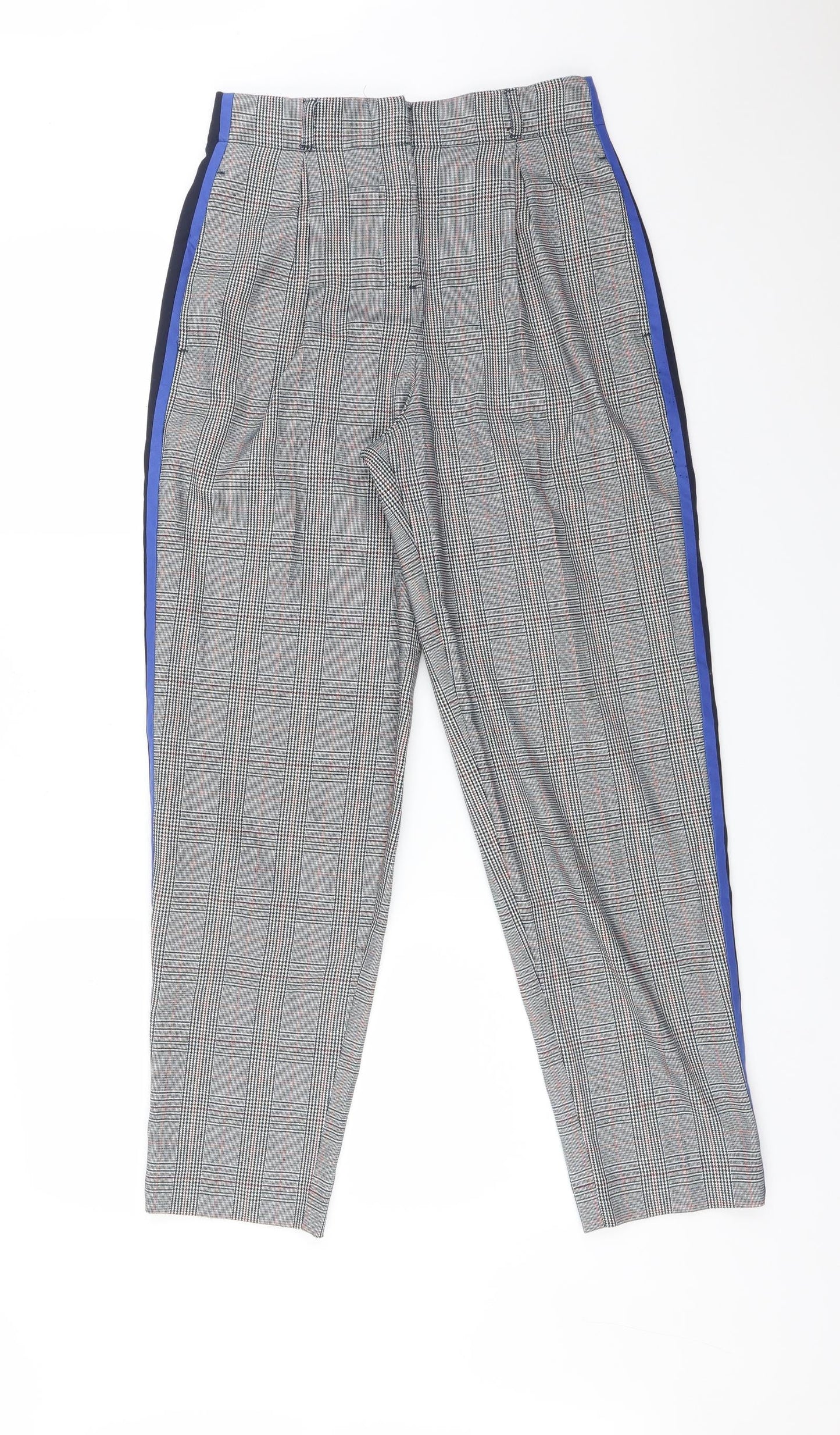 Womens UK Size 6 Topshop Regular Fit Dress Pants Multicoloured Trousers