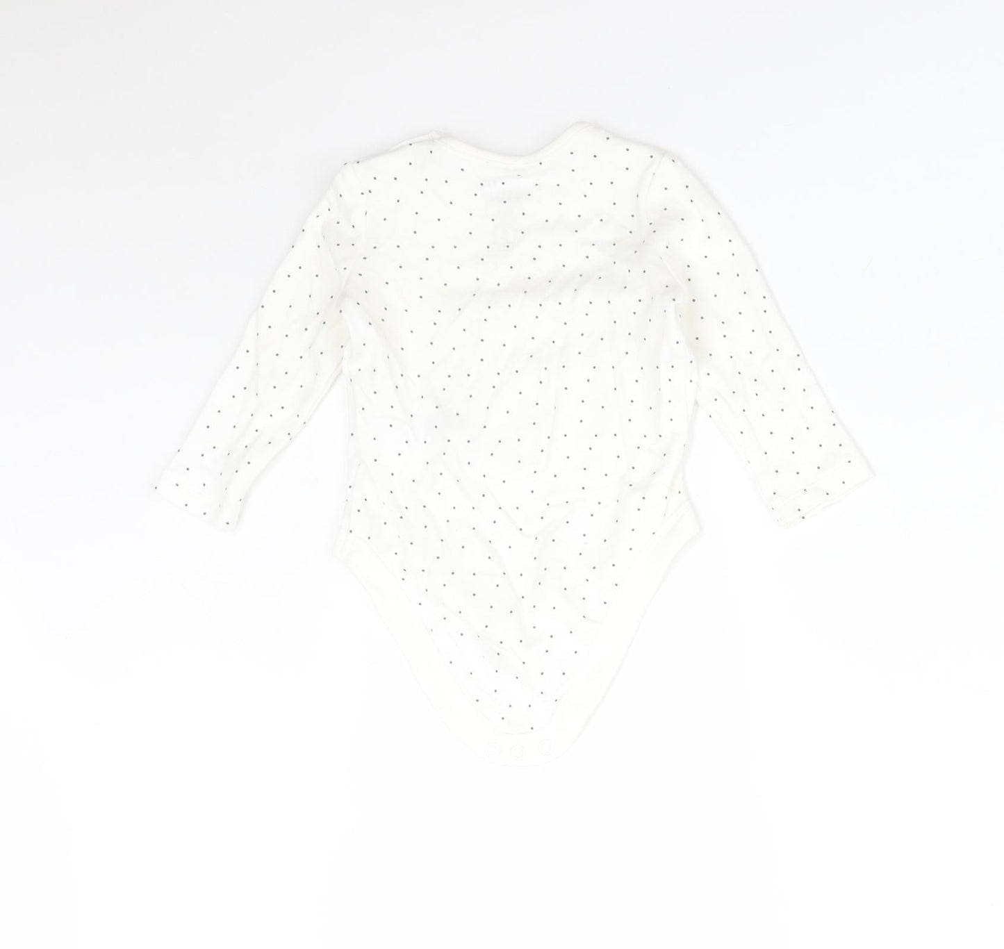 F&F Baby Multicoloured Polka Dot Cotton Babygrow One-Piece Size 3-6 Months