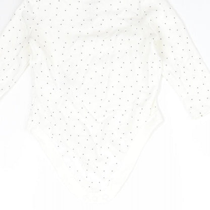 F&F Baby Multicoloured Polka Dot Cotton Babygrow One-Piece Size 3-6 Months