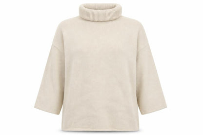 Womens UK Size L Misspap Beige Pullover Jumper