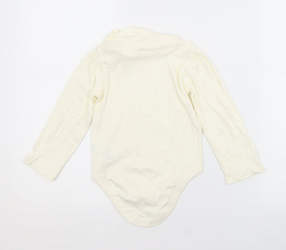 Nutmeg Baby White  Cotton Babygrow One-Piece Size 12-18 Months
