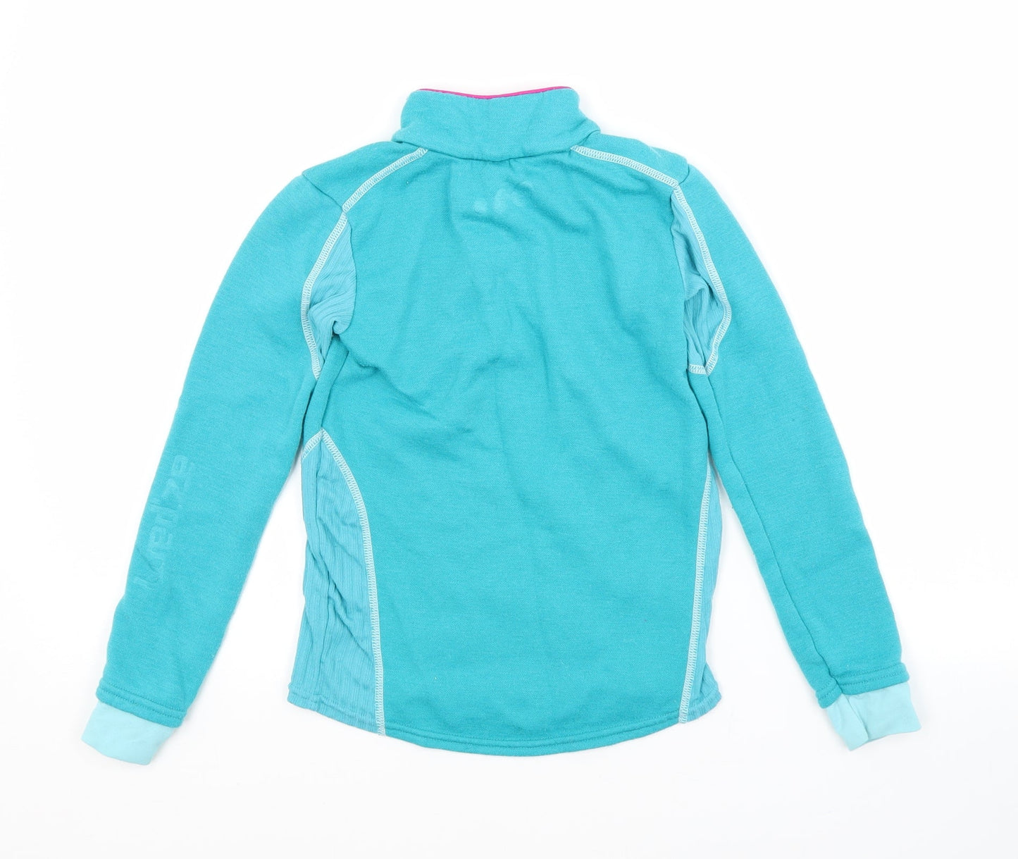 DECATHLON Girls Blue   Pullover Sweatshirt Size 6 Years
