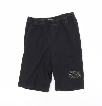 NEXT Boys Black  Cotton Sweat Shorts Size 3-4 Years  Regular  - STAR WARS
