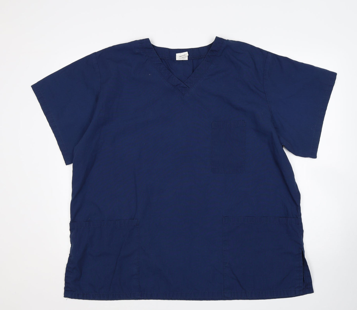 Womens UK Size XL Alexandra Blue Basic T-Shirt