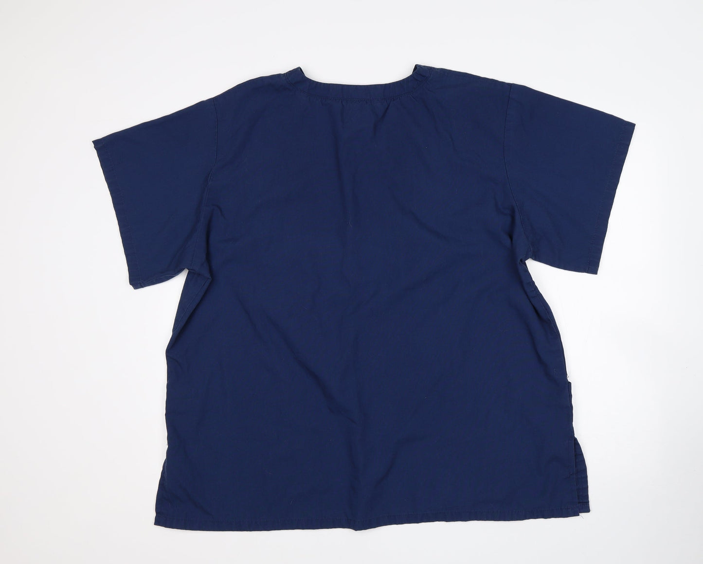 Womens UK Size XL Alexandra Blue Basic T-Shirt