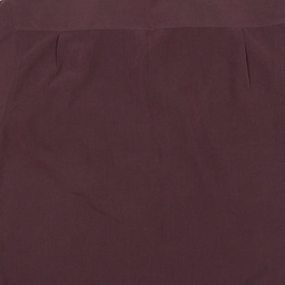 Mens UK Size M Matalan Purple  Button-Up Short Sleeve Casual Shirt