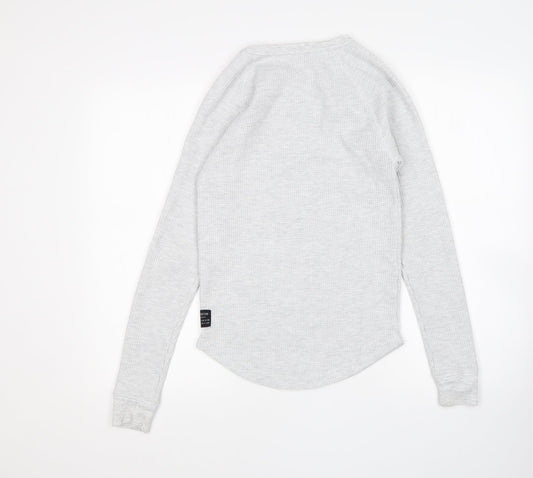 Primark Mens Grey  Polyester Pullover Sweatshirt Size XS