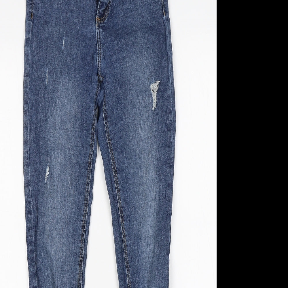 Denim Co Womens Blue  Cotton Skinny Jeans Size 6 L29 in Regular